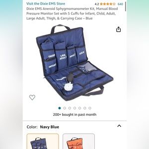 Dixie EMS Aneroid Sphygmomanometer Kit